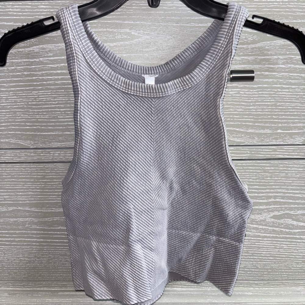 Nikibiki Gray Ribbed Women's Tank Top